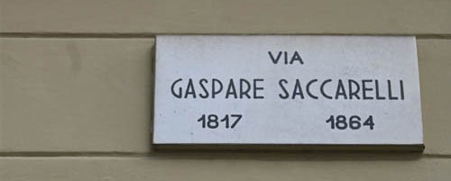 Via Gaspare Saccarelli a Torino